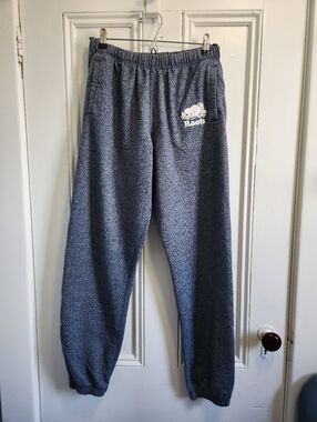 Roots Original Navy Blue Heathered Sweatpants - Size Small